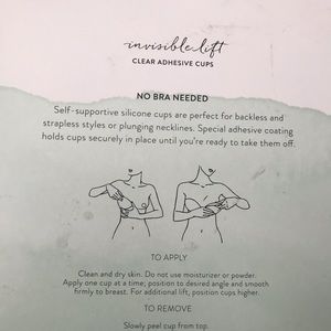 Clear Adhesive Bra Cups